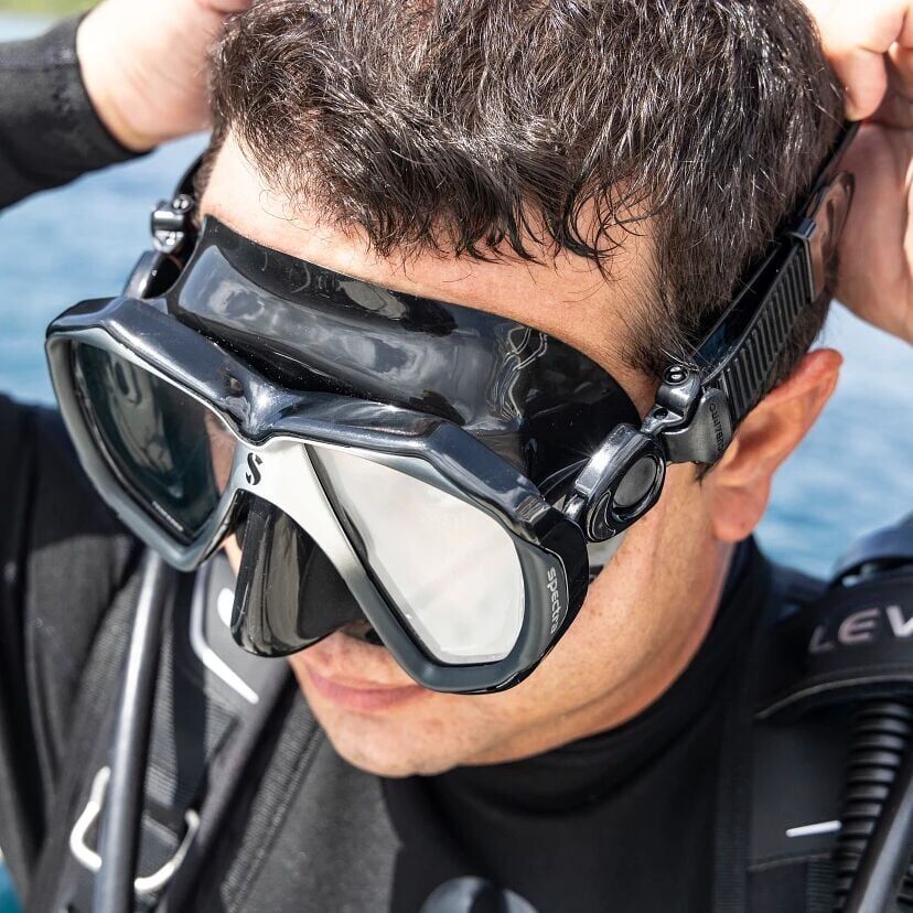 Scubapro Spectra Siyah Dalış Maskesi