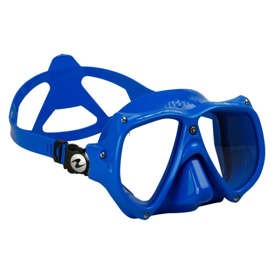 Aqua Lung Teknika Mavi Silikon Dalış Maskesi