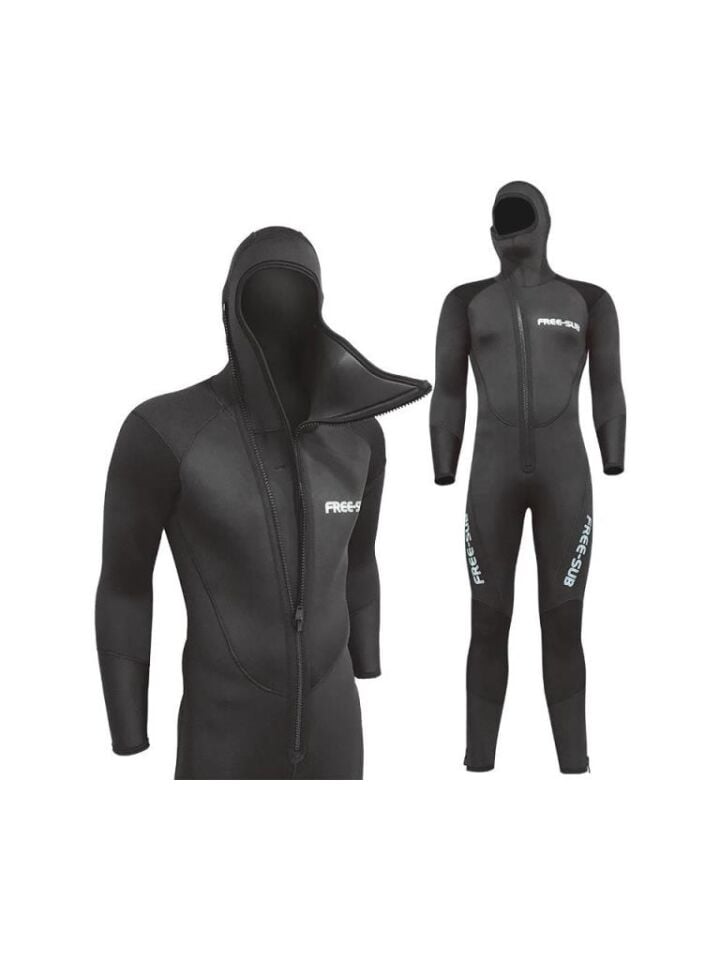 Free-Sub 5mm Diving, Tek Parça, Scuba, Tüplü Dalış Elbisesi