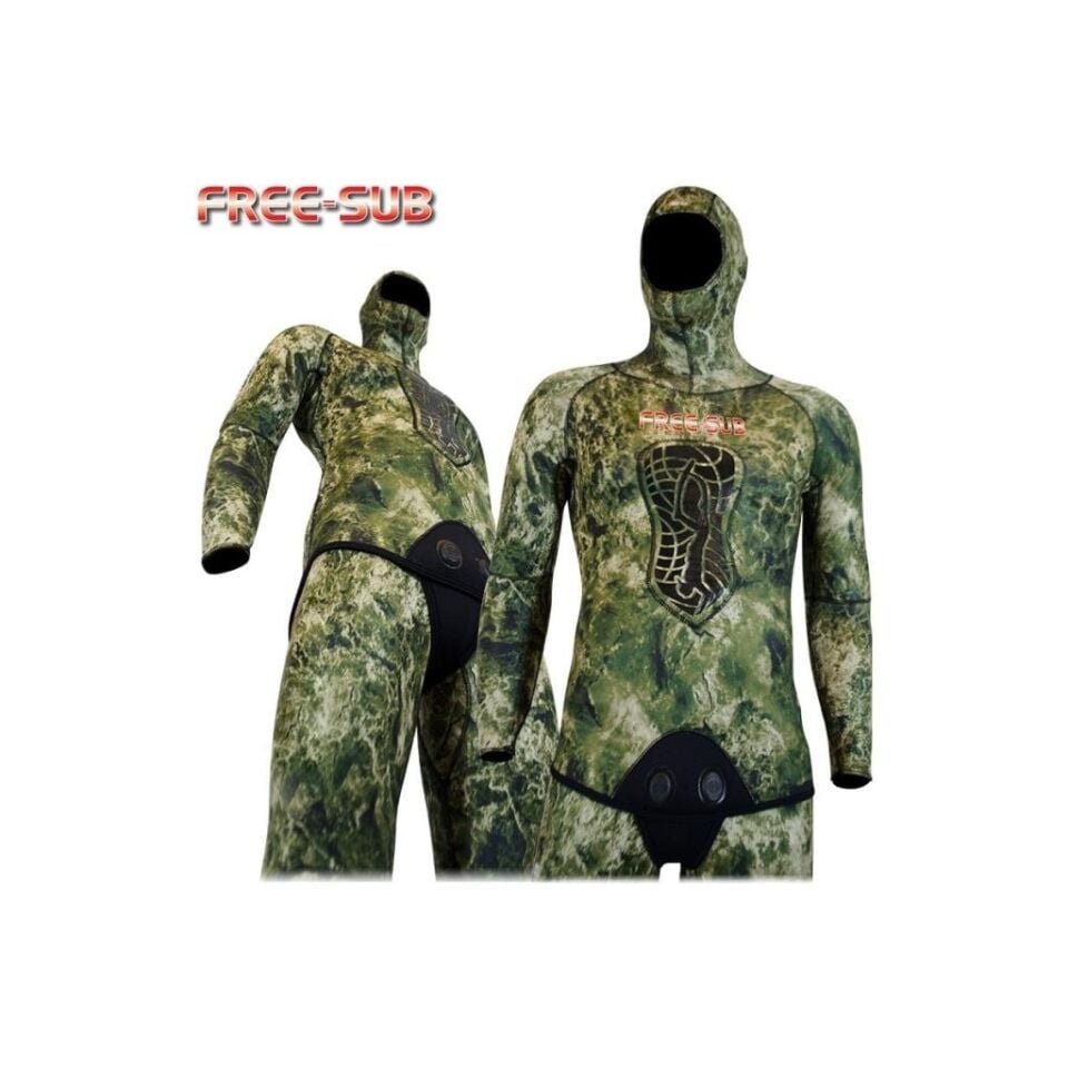 Free Sub Expert Green Avcı Elbise 3mm