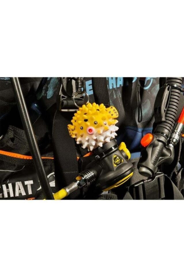 Puffer Fish Dalış Maskotu Ahtapot Tutucu