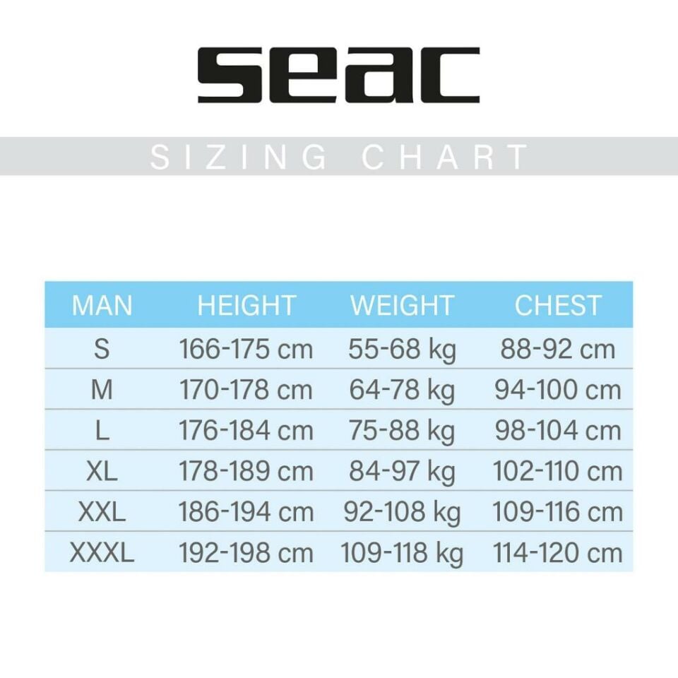 Seac Flex Evo 5mm Erkek Başlıklı Shorty