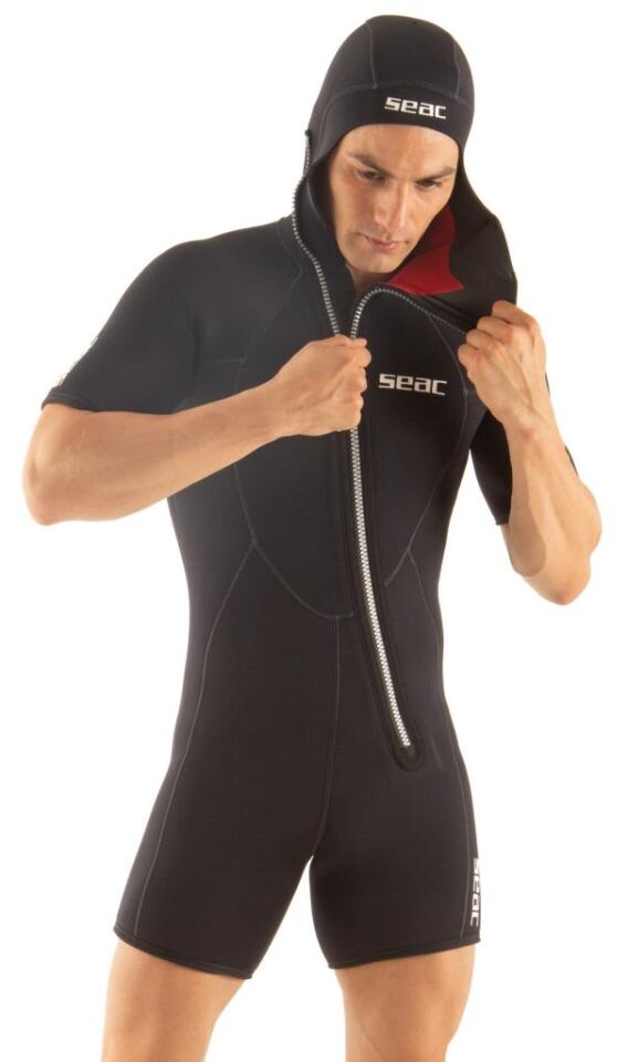 Seac Flex Evo 5mm Erkek Başlıklı Shorty