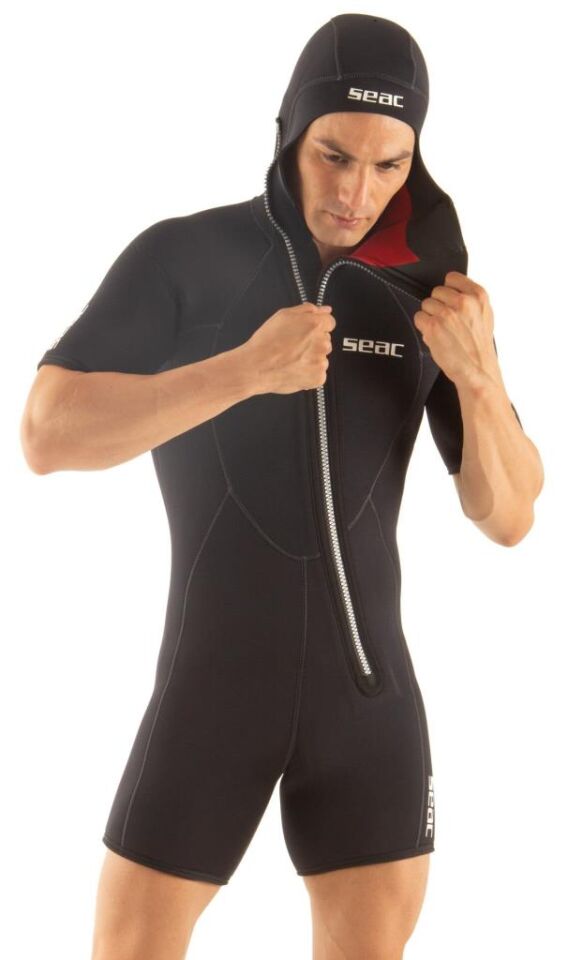 Seac Flex Evo 5mm Erkek Başlıklı Shorty