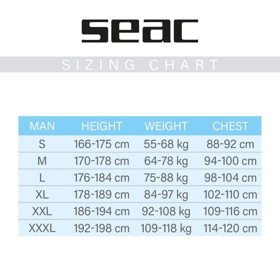 Seac Flex Evo 5mm Erkek Başlıklı Shorty
