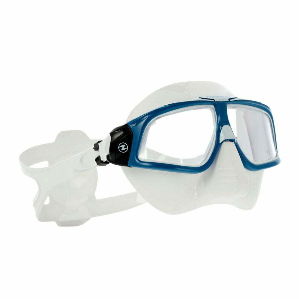 Aqualung Sphera X Şeffaf Silikon Kırmızı Çerçeve Dalış Maskesi