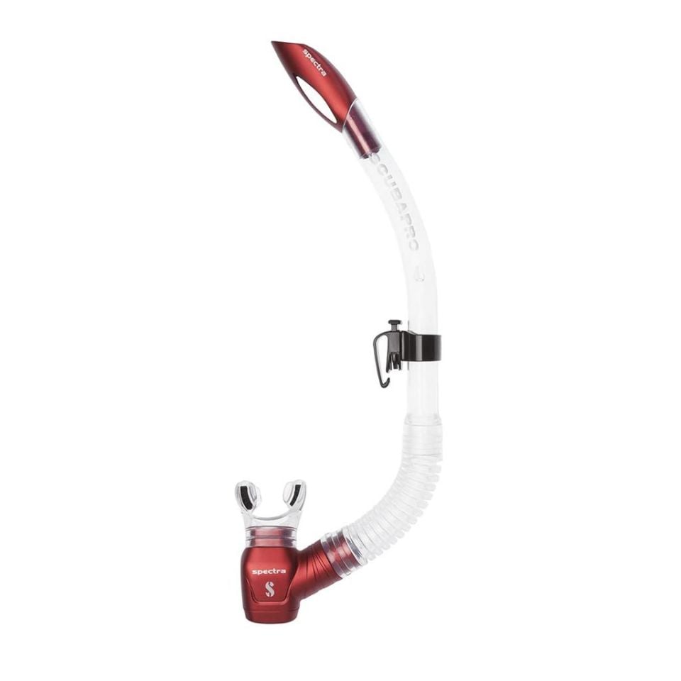 Spectra Şnorkel şeffaf kırmızı
