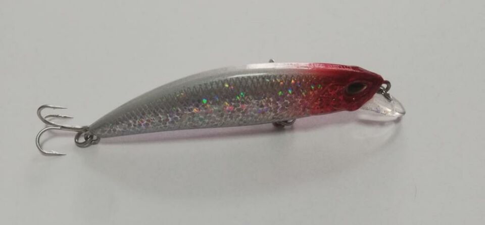 Barra Tackle - Little Jerk 60s Red Head Glow