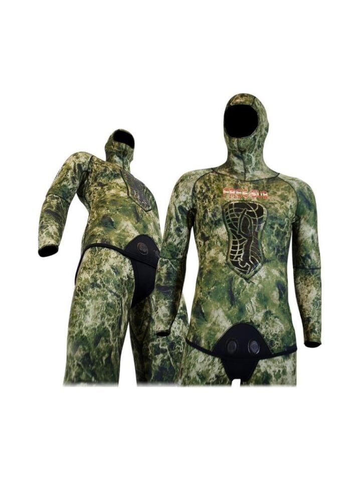 7mm Expert Green Avcı Serbest Dalış Elbisesi