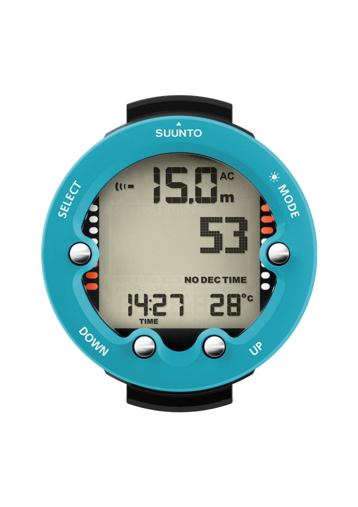 Suunto Zoop Novo Aqua Blue Dalış Bilgisayarı