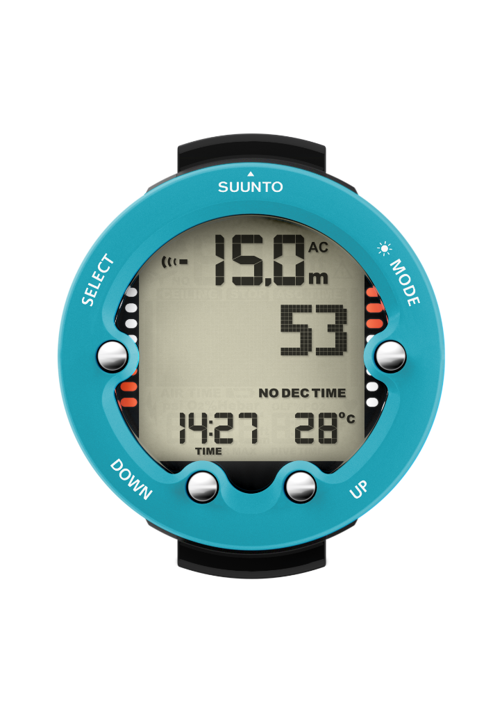Suunto Zoop Novo Aqua Blue Dalış Bilgisayarı