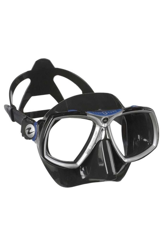 Aqua Lung Look 2 Siyah Silikon - Mavi Dalış Maskesi