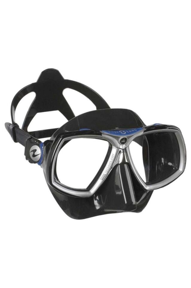 Aqua Lung Look 2 Siyah Silikon - Mavi Dalış Maskesi