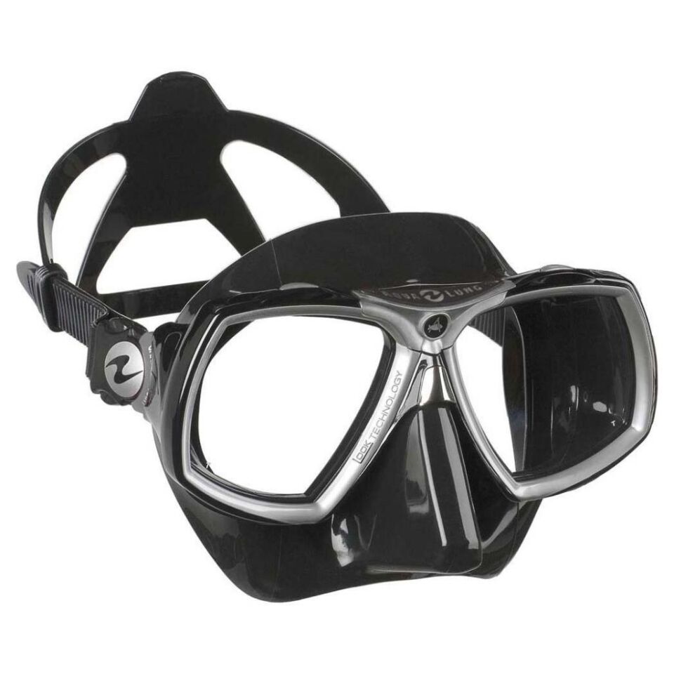 Aqua Lung Look 2 Siyah Silikon - Gri Dalış Maskesi