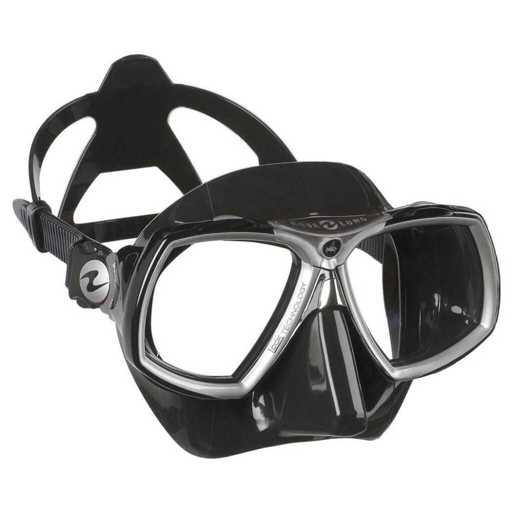 Aqua Lung Look 2 Siyah Silikon - Gri Dalış Maskesi