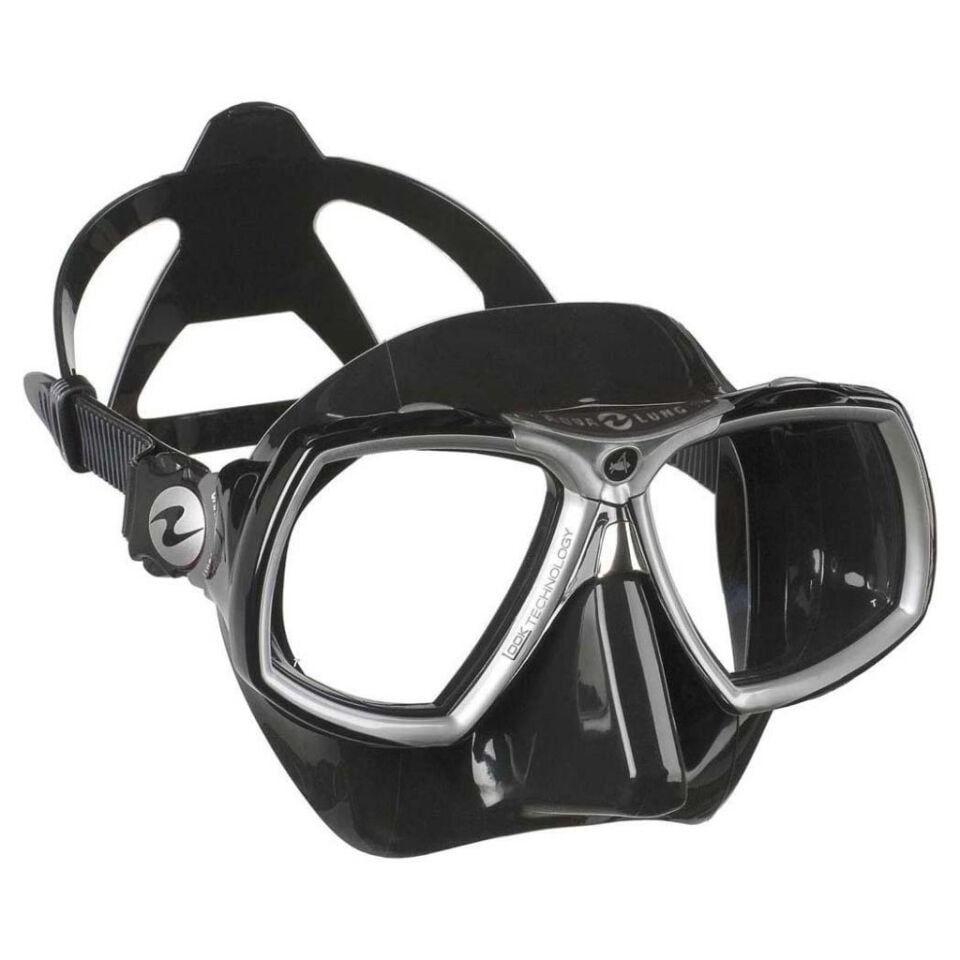Aqua Lung Look 2 Siyah Silikon - Gri Dalış Maskesi