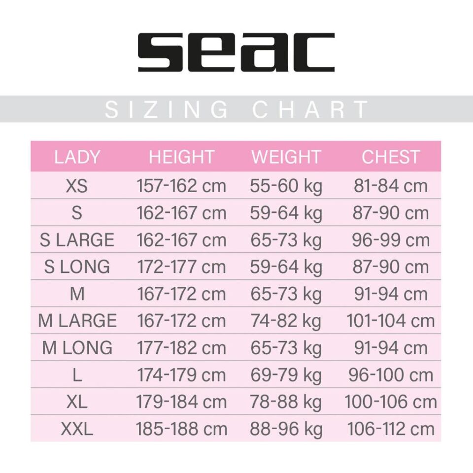 Seac Space 5mm Kadın Dalış Elbisesi