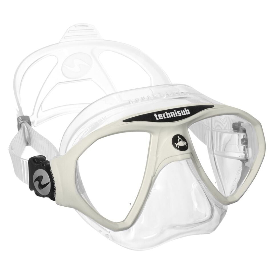 Aqua Lung Micromask Şeffaf Silikon - Buz Beyazı Dalış Maskesi