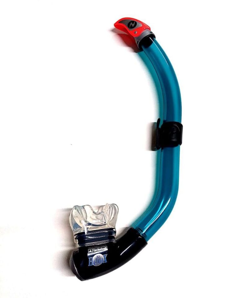 Aqua Lung Heliox P/V Şeffaf - Mavi Şnorkel