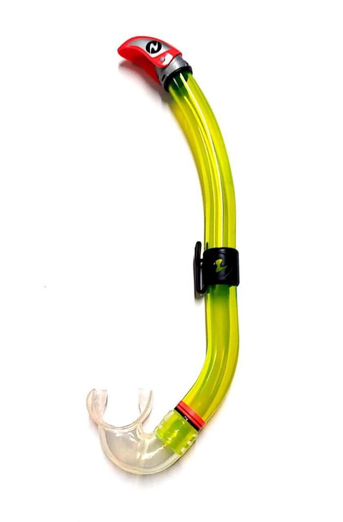 Aqua Lung Air Dry Şeffaf - Sarı Şnorkel