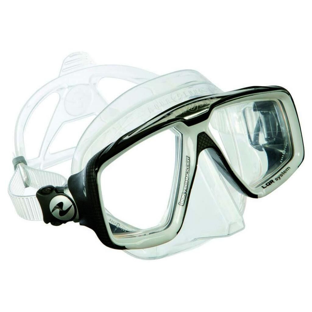 Aqua Lung Look HD Şeffaf Silikon - Buz Beyazı Dalış Maskesi