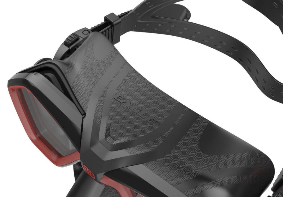 Seac Eagle Siyah Kırmızı Dalış Maskesi