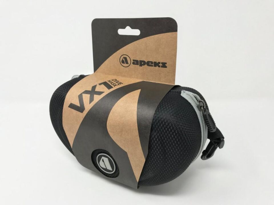 Apeks VX1 Beyaz UV Lens Dalış Maskesi