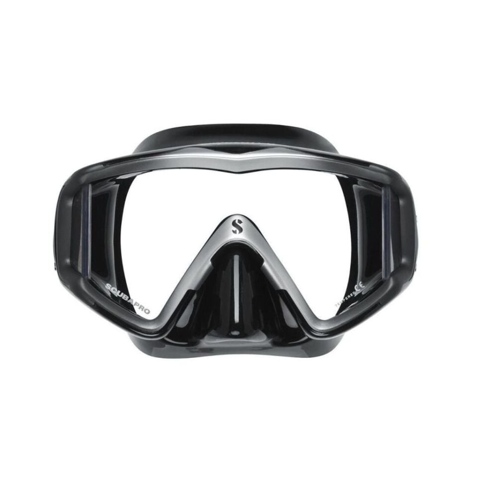 Scubapro Crystal Vu Maske Siyah/Gri