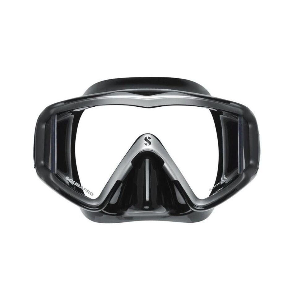 Scubapro Crystal Vu Maske Siyah/Gri