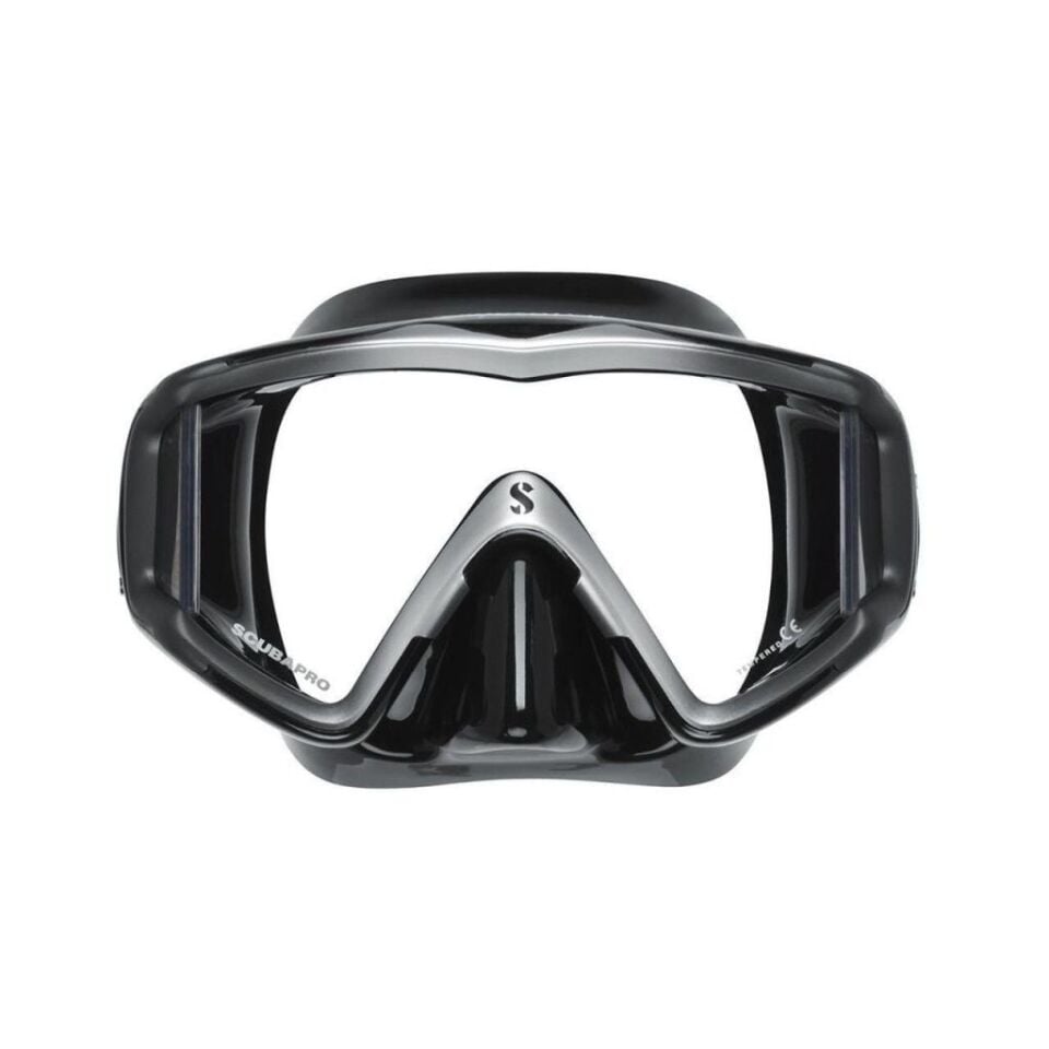Scubapro Crystal Vu Maske Siyah/Gri