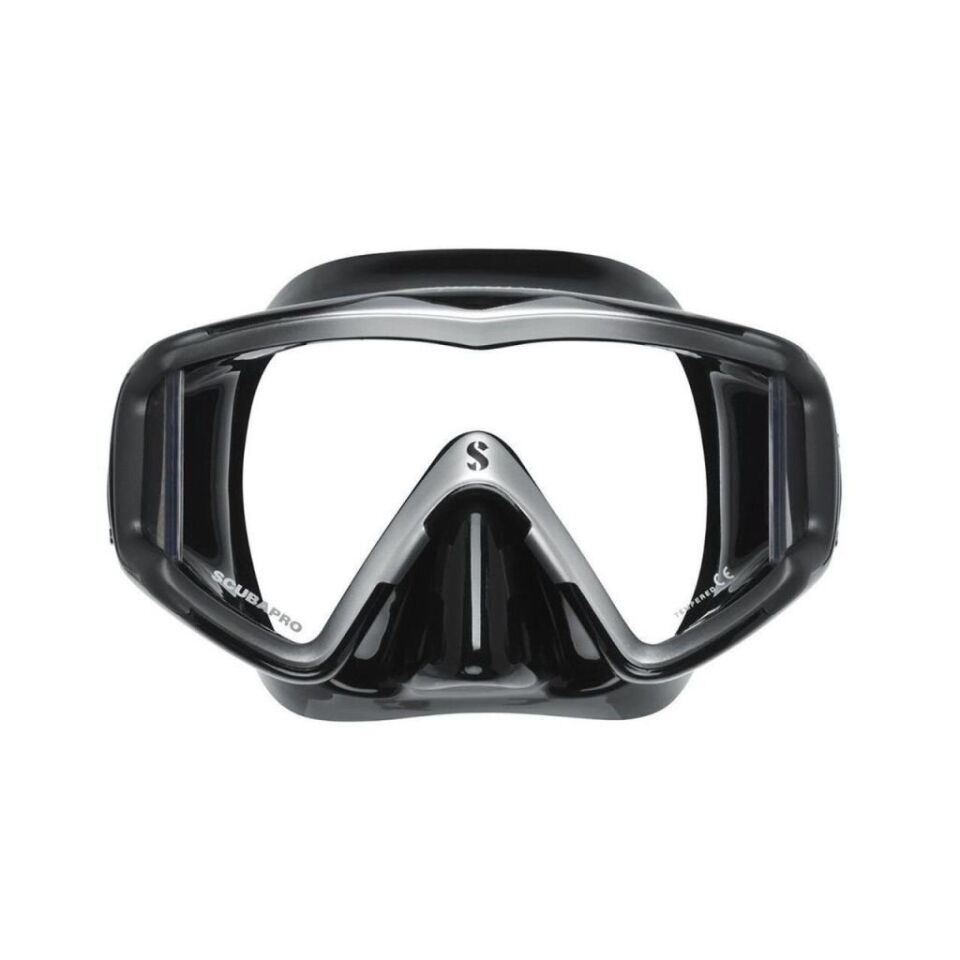 Scubapro Crystal Vu Maske Siyah/Gri