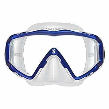 Scubapro Crystal Vu Maske Şeffaf/Mavi